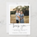 Search for baby shower thank you Black and white
