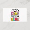Search for video game business cards Gaming