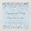 Search for confetti engagement party invitations Sparkle