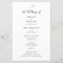 Search for sheet wedding programs Floral