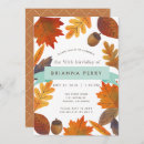 Search for autumn leaves the birthday invitations Adult