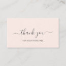 Search for thank you inserts Handmade