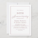 Search for 10th anniversary party invitations Minimalist 25th anniversary