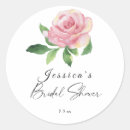 Search for roses bridal shower stickers Pink