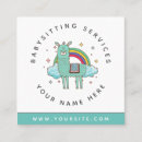 Search for llama business cards Babysitter