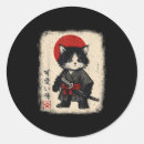 Search for samurai cat stickers Party
