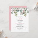 Search for baby brunch invitations Eucalyptus