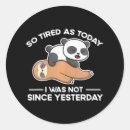 Search for funny tired stickers Cute