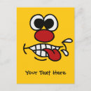Search for funny faces postcards Cartoon