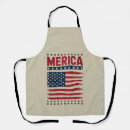 Search for summer party aprons Red white blue