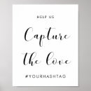 Search for hashtag wedding signs Minimalist