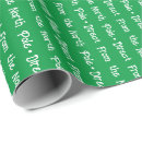 Search for north pole wrapping paper Green