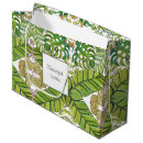 Search for tropical gift bags Green leaves