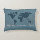 Search for adventure cushions World map