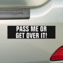 Search for anti tailgating bumper stickers Pass