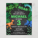 Search for dinosaur chalkboard birthday invitations Roar