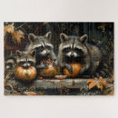 Search for raccoon puzzles Autumn