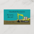 Search for demolition business cards Excavating