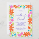 Search for flower sketch wedding invitations Couple