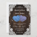 Search for wood wedding invitations Lace