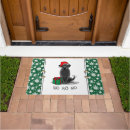 Search for black labrador doormats Santa