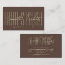 Search for hair stylist business cards Modern