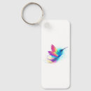 Search for rainbow bird key rings Hummingbird