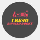 Search for banned books stickers Librarian