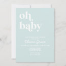 Search for light blue baby shower invitations Modern