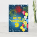 Search for 9th birthday cards Celebration
