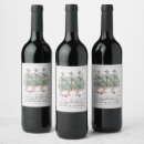 Search for christmas wine labels Script typography