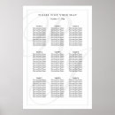 Search for black and white wedding seating charts Simple