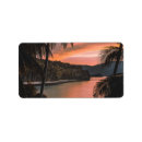 Search for sunset clouds return address labels Beach