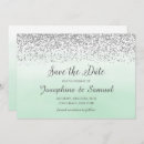 Search for mint green and silver invitations Watercolor
