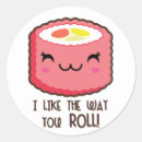 Search for sushi roll stickers Funny