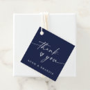 Search for navy blue wedding favour tags Simple
