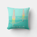 Search for artistic cushions Swimmer