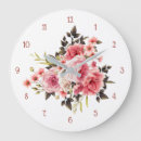 Search for watercolour clocks Floral