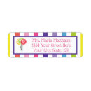 Search for rainbow stripes return address labels Fun
