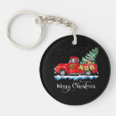 Search for fashioned christmas key rings Red