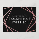 Search for gold sweet 16 postcards Modern sweet sixteen