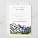 Search for rocky mountain invitations Watercolor landscape