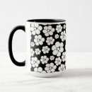 Search for white daisy flower mugs Modern