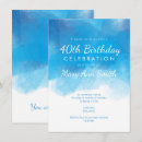 Search for beach 40th birthday invitations Fortieth