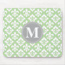 Search for fleur de lis mousepads Green