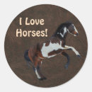 Search for rearing horse stickers Pinto