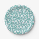Search for teal paper plates Floral