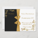 Search for elegant prom invitations Gold