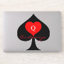 Search for ace of spade stickers Black