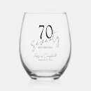 Search for 70th birthday barware Seventy and fabulous